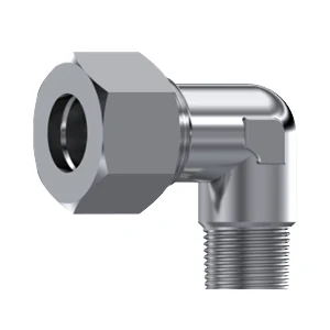Conexión Tubo- Hilo Macho 90° (JMI) Inox SS 316