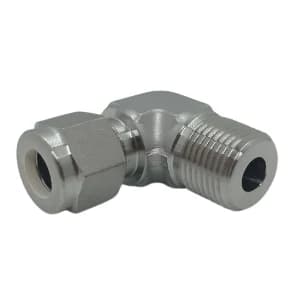 Conexión Tubo- Hilo Macho 90° (JMI) NPT Instrumentación Inox SS 316