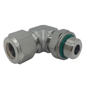 Conexión Tubo- Hilo Macho 90° (JMI) BSP Instrumentación Inox SS 316