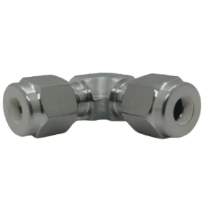 Union Tubo Macho-Tubo 90° (JII) Instrumentación Inox SS 316 asdakldm