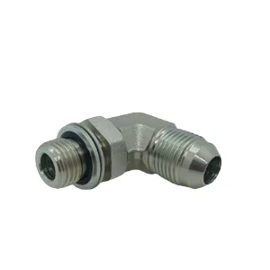 Adaptador Macho JIC-Macho Métrico Orientable 90° (1JH9-OG)