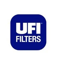 Logo de UFI Filters, filtración hidráulica distribuida por UTECSA en Chile